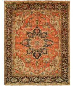 Shalom Brothers Jules Serapi JS454 Burnt Orange 8 ft. 0 in. X 10 ft. 0 in. - Rectangular