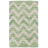 Shalom Brothers Durham Kilim DK-9 Green 8'0"x10'0" - Rectangular