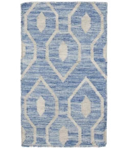 Shalom Brothers Durham Kilim DK-7 Blue 8 ft. 0 in. X 10 ft. 0 in. - Rectangular