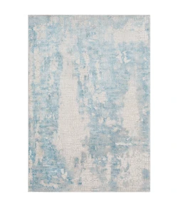 Livabliss Aisha AIS2301 Sky Blue Medium Gray Area Rug 2 ft. X 3 ft. Rectangle
