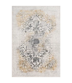 Livabliss Aisha AIS2308 Charcoal Medium Gray Area Rug 5 ft. 3 in. X 7 ft. 3 in. Rectangle