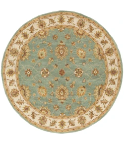 Livabliss Middleton AWHR2058 Dark Green Grass Green Area Rug 3 ft. 6 in. Round