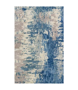 Surya Banshee BAN3342 Dark Blue Bright Blue Area Rug 10 ft. X 14 ft. Rectangle