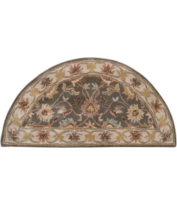 Livabliss Caesar CAE1005 Charcoal Khaki Area Rug 2 ft. X 4 ft. Hearth