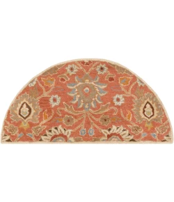 Livabliss Caesar CAE1107 Burnt Orange Khaki Area Rug 2 ft. X 4 ft. Hearth