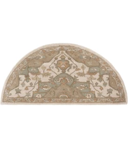 Livabliss Caesar CAE1143 Khaki Medium Gray Area Rug 2 ft. X 4 ft. Hearth