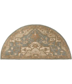 Livabliss Caesar CAE1144 Medium Gray Khaki Area Rug 2 ft. X 4 ft. Hearth