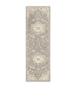 Livabliss Caesar CAE1196 Charcoal Taupe Area Rug 3 ft. X 12 ft. Runner