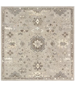 Livabliss Caesar CAE1197 Taupe Charcoal Area Rug 8 ft. Square