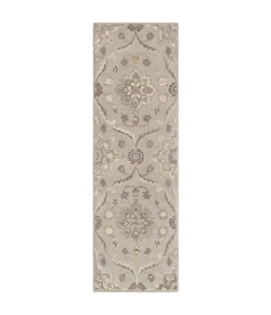 Livabliss Caesar CAE1201 Taupe Charcoal Area Rug 2 ft. 6 in. X 8 ft. Runner