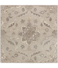 Livabliss Caesar CAE1201 Taupe Charcoal Area Rug 8 ft. Square
