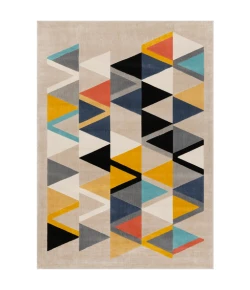 Livabliss City CIT2350 Mustard Aqua Area Rug 7 ft. 10 in. X 10 ft. 3 in. Rectangle