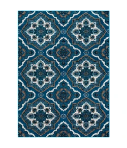 Livabliss Clairmont CMT2305 Sky Blue Camel Area Rug 9 ft. X 12 ft. 4 in. Rectangle