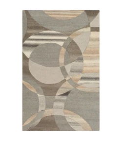 Livabliss Forum FM7210 Dark Brown Charcoal Area Rug 6 ft. X 9 ft. Rectangle