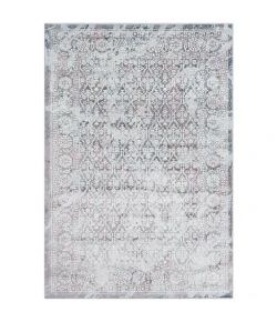 Livabliss Genesis GNS2304 Silver Gray White Area Rug 2 ft. X 2 ft. 11 in. Rectangle