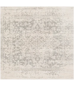 Livabliss Harput HAP1024 Charcoal Light Gray Area Rug 6 ft. 7 in. Square