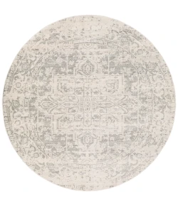 Livabliss Harput HAP1024 Charcoal Light Gray Area Rug 7 ft. 10 in. Round