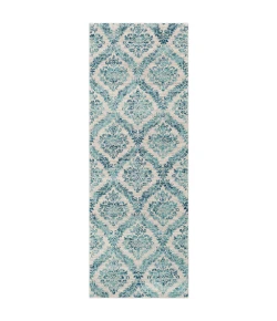 Livabliss Harput HAP1055 Dark Blue Ivory Area Rug 2 ft. 7 in. X 7 ft. 3 in. Runner