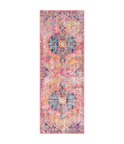 Livabliss Harput HAP1062 White Saffron Area Rug 2 ft. 7 in. X 7 ft. 3 in. Runner