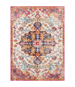 Livabliss Harput HAP1066 Beige Saffron Area Rug 3 ft. 11 in. X 5 ft. 7 in. Rectangle