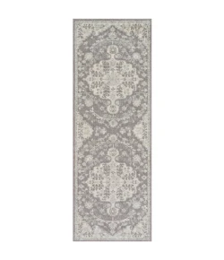 Livabliss Harput HAP1070 Light Gray Charcoal Area Rug 2 ft. 7 in. X 7 ft. 3 in. Runner