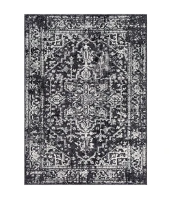Livabliss Harput HAP1087 Black Charcoal Area Rug 2 ft. X 3 ft. Rectangle