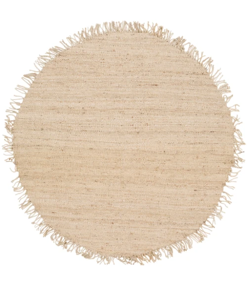 Livabliss Jute JUTE BLEACH-10Round