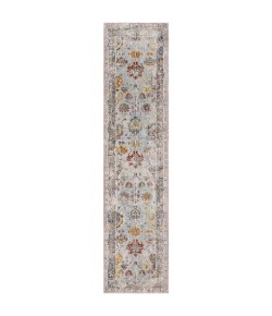 Livabliss Liverpool LVP2300 Charcoal Medium Gray Area Rug 2 ft. 7 in. X 10 ft. 2 in. Runner
