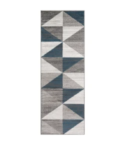 Livabliss Monte Carlo MNC2307 Light Gray White Area Rug 2 ft. 7 in. X 7 ft. 3 in. Runner