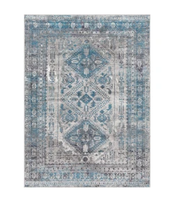 Livabliss Monte Carlo MNC2312 Light Gray Charcoal Area Rug 6 ft. 7 in. X 9 ft. Rectangle
