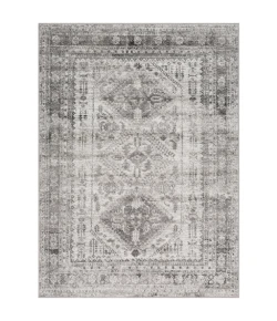 Livabliss Monte Carlo MNC2314 Light Gray White Area Rug 8 ft. 10 in. X 12 ft. Rectangle