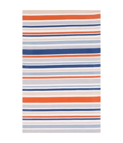 Surya Maritime MTM1013 Burnt Orange Cream Area Rug 2 ft. X 3 ft. Rectangle