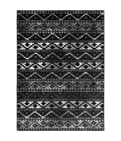 Livabliss Mumbai MUM2320 Black Medium Gray Area Rug 9 ft. X 12 ft. 4 in. Rectangle