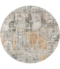 Livabliss Presidential PDT2306 Lime Peach Area Rug 7 ft. 10 in. Round