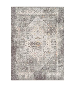 Livabliss Presidential PDT2311 Medium Gray Charcoal Area Rug 3 ft. 3 in. X 5 ft. Rectangle