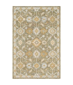 Surya Panipat PNP2306 Olive Khaki Area Rug 2 ft. X 3 ft. Rectangle