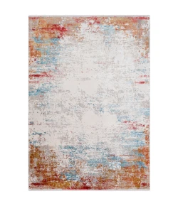 Surya Solar SOR2303 Burnt Orange Bright Yellow Area Rug 9 ft. 6 in. X 13 ft. Rectangle