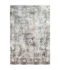 Surya Solar SOR2308 Charcoal Taupe Area Rug 3 ft. X 9 ft. 10 in. Runner