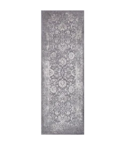 Livabliss Tibetan TBT2309 Medium Gray Ivory Area Rug 2 ft. 7 in. X 10 ft. Runner