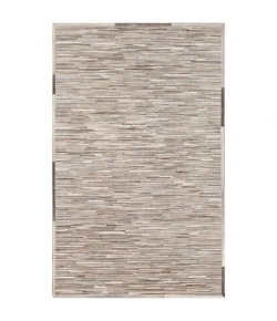 Surya Zander ZND1005 Medium Gray Dark Brown Area Rug 2 ft. X 3 ft. Rectangle