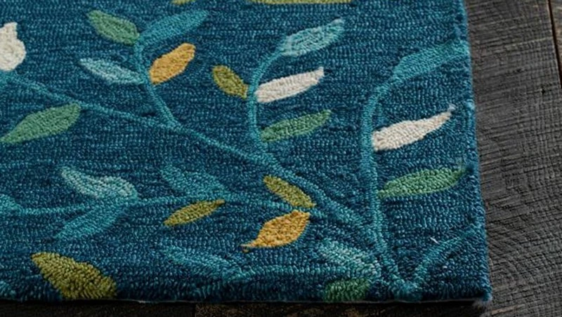 Floral Rug for Kitchen