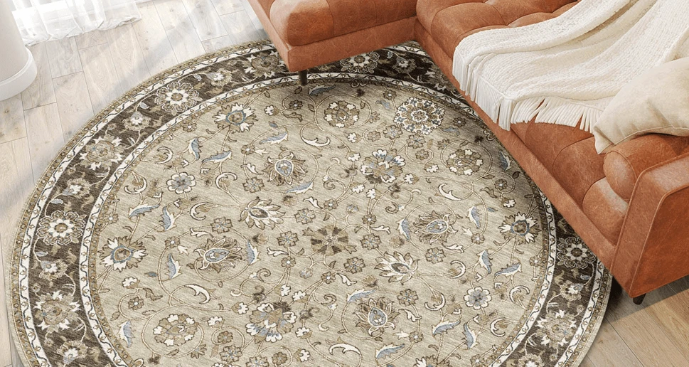 Floral Inspired Nourison Burgundy Area Rug