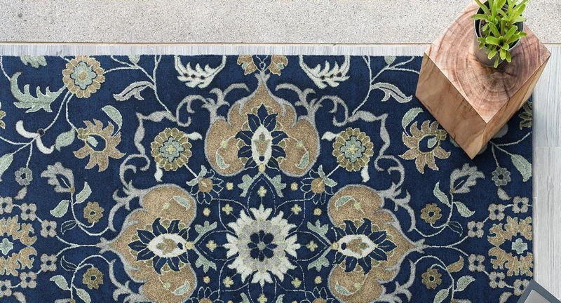 Wool and Silk Nourison Rug