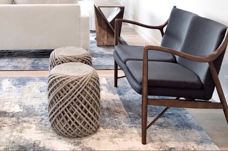 The best Dreamy Blue Rug for the living room.