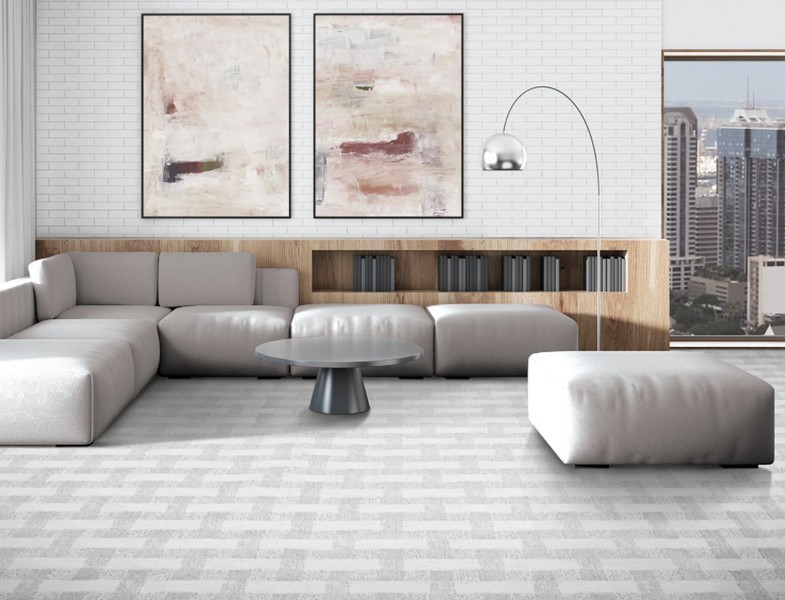 Choose the rugs that makes the area big