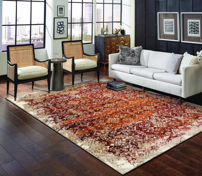 Choose the correct size of the rug